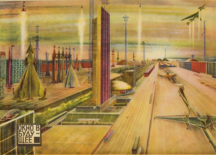 Soviet Union, illustration, future