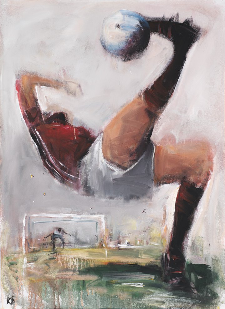painting, football, sport, contemporary art, russian art