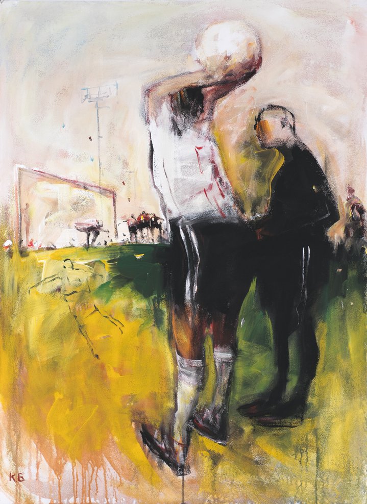 painting, football, sport, contemporary art, russian art