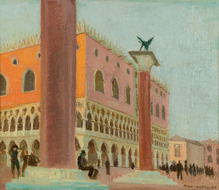Venice, Piazza San Marco, painting, Maurice Denis