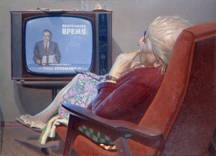 Soviet art, non-conformist art, Erik Bulatov, television