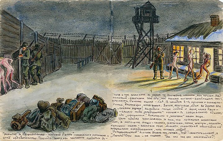 Gulag, prisoner art, repressions, Soviet Union