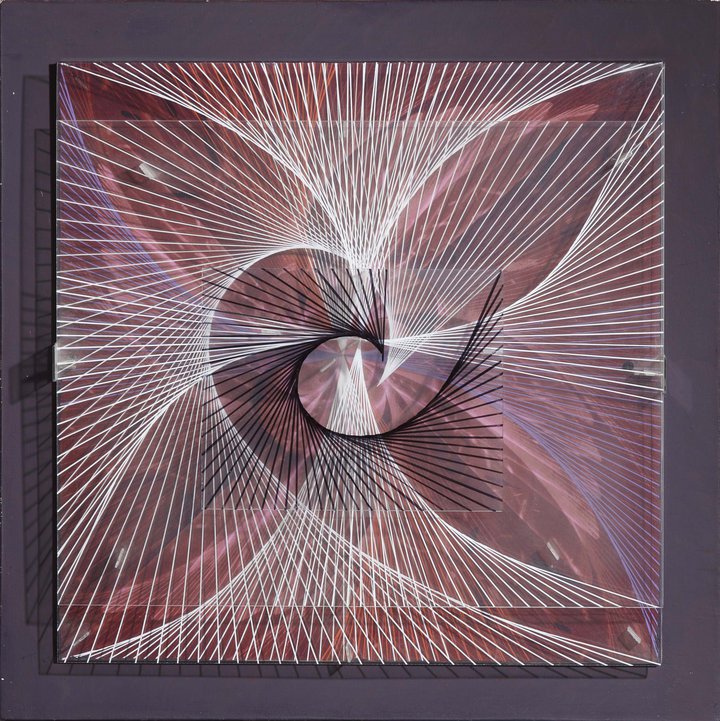 kinetic composition, abstract art, painting