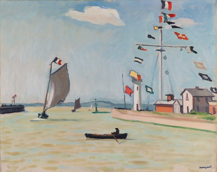 exhibition, Shchukin collection, Pushkin museum, Albert Marquet, The Port of Honfleur