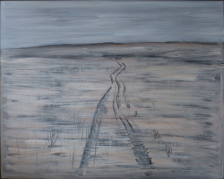painting, the road, contemporary art
