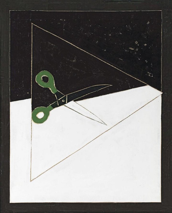 soviet underground, Russian Avant-Garde, Eduard Steinberg, scissors