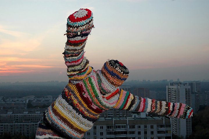 knitting, Frank Herfort, performance